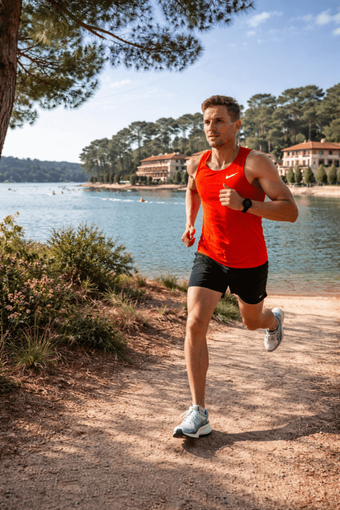 Lac Hossegor course à pied