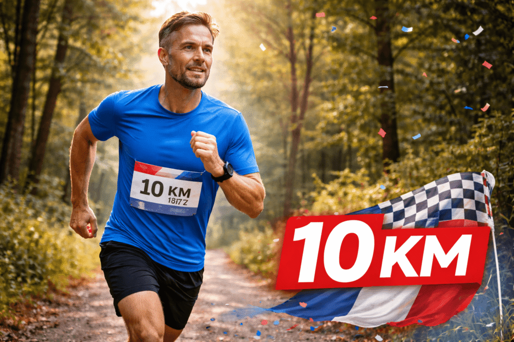 10 km course à pied temps moyen